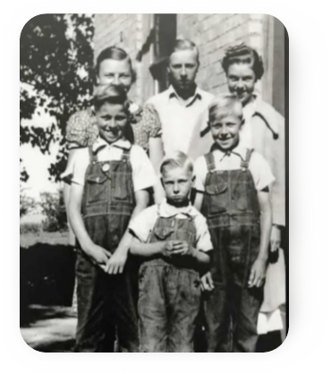 Family photograph featured in a Tukios funeral memorial video
